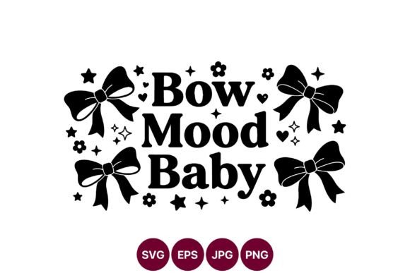 Cute Baby Bow SVG Design: A Playful Vector Asset for Modern Creators