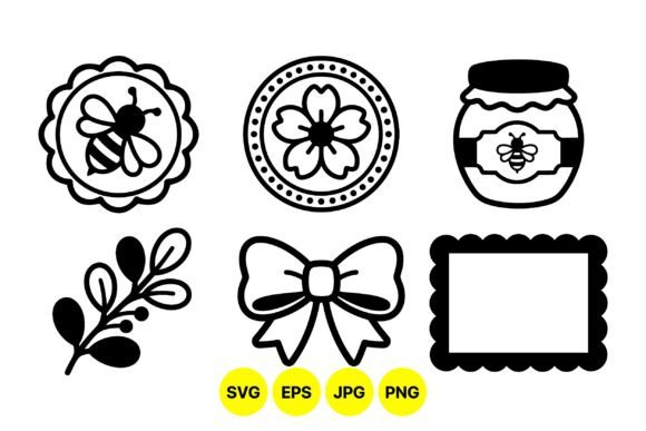 Cute Bee Badge Clipart Set: A Designer's Guide