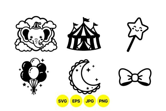 Cute Circus Kids Clipart Kit: A Timeless Resource for Modern Designers