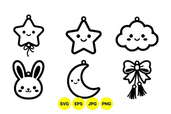Cute Kawaii Charm SVG Kit: A Practical Asset for Modern Designers