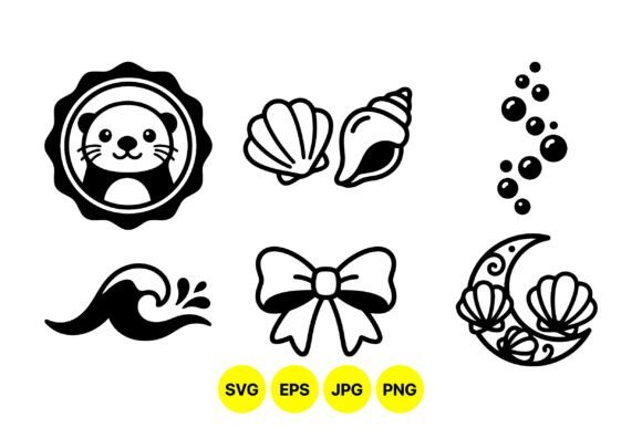 Cute Ocean Animal Clipart for Creative Projects