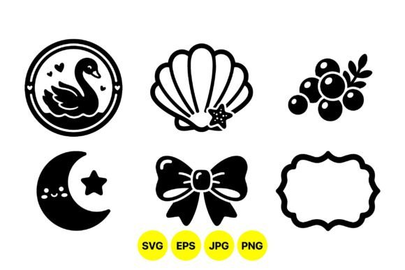 Cute Silhouette Clipart Collection for Modern Design