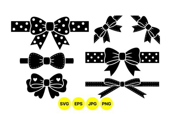 Elegant Bow Ribbon Clipart Pack: A Design Essential