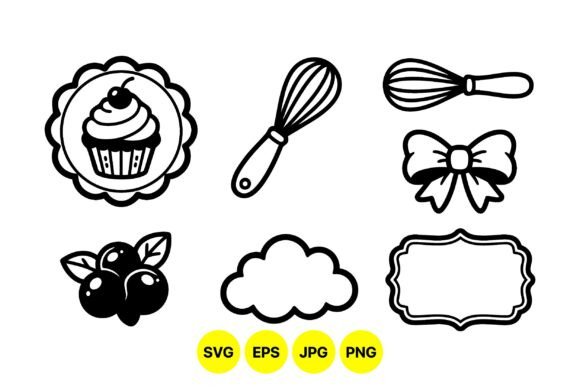 Elevate Your Designs with the Cute Baking Clipart Collection