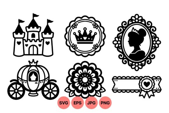Elevating Brand Identity with Princess Royal Silhouette Designs