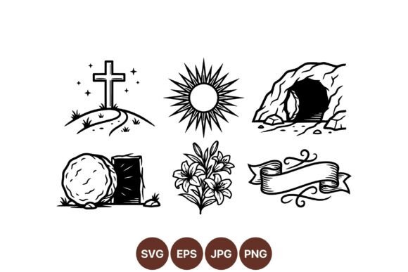 Elevating Sacred Storytelling: The Strategic Value of the Easter Resurrection Clipart Set