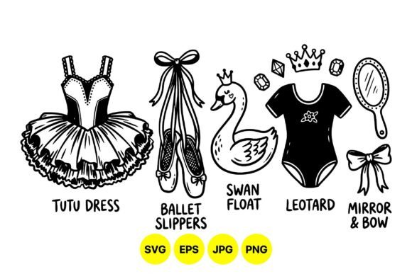 Evaluating the Cute Ballet Dancer Clipart Set for Professional Design Projects