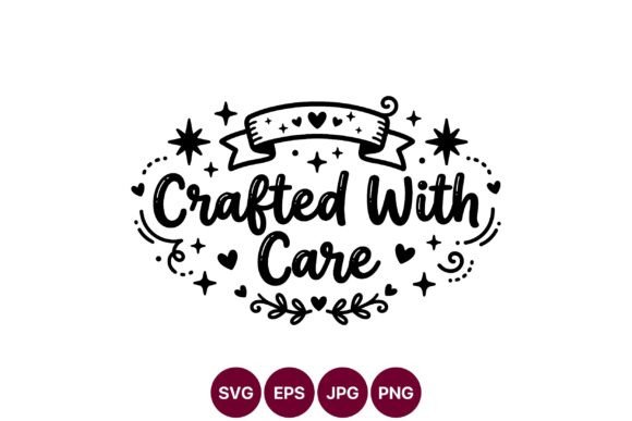 Exploring the Versatility and Elegance of Crafted with Care SVG Design