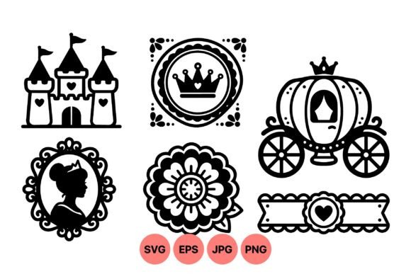 Fairy Tale Royal SVG Clipart: Elevating Your Designs with Precision and Style