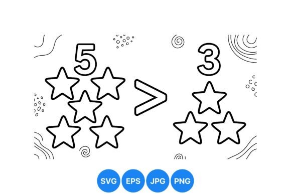 Five Star Outline Vector Clipart Guide