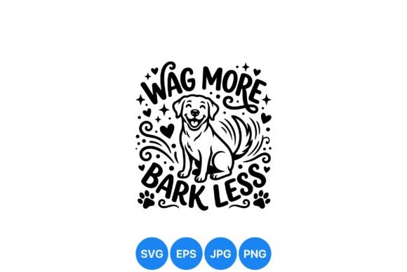 Happy Wagging Dog SVG Design: Bringing Positivity to Your Creative Projects