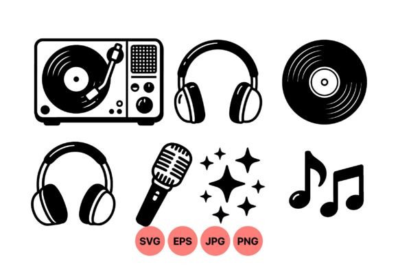 Reviving the Golden Age: The Power of a Retro Music Icon SVG Pack