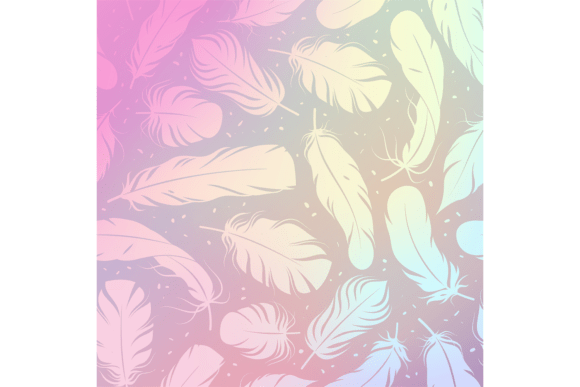Strategic Visual Identity: Leveraging Feather Pattern Background Pastel Gradi for Modern Design