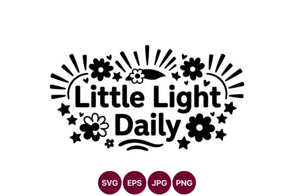 Strategic Visual Identity: Leveraging Little Light Daily Black Line Art Vector for Brand Consistency