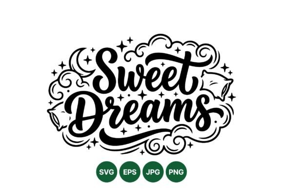 Sweet Dreams Script Design: A Versatile Vector Asset
