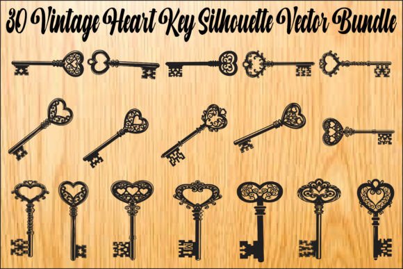 Unlocking Creative Potential: The Strategic Value of the Vintage Heart Key SVG Bundle in Modern Design